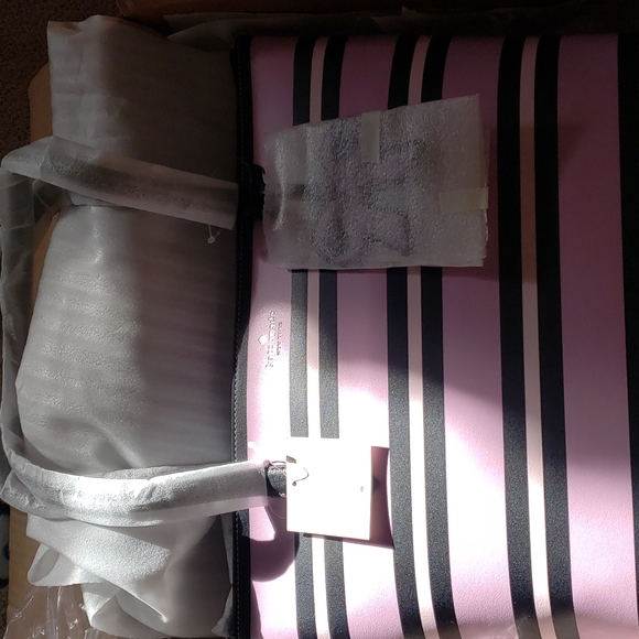 NWT kate spade ♠️ Cassy Tote - pink multi stripe - Picture 5 of 7